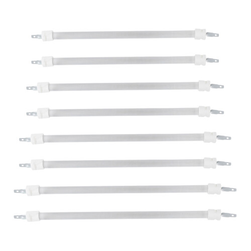 8Pcs Ceramic Heater Tubes for Home Rapid Heat Replacement