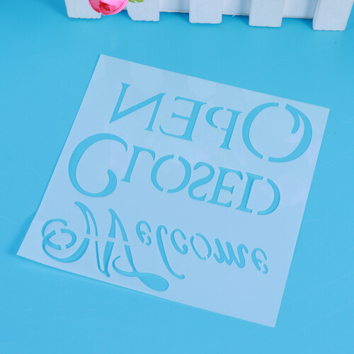 Hollow Out Plastic Cake Template Reusable Cake Decorating Stencil 1