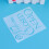 Hollow Out Plastic Cake Template Reusable Cake Decorating Stencil 4