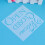 Hollow Out Plastic Cake Template Reusable Cake Decorating Stencil 7