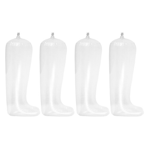 2Pairs Reusable Inflatable Boot Shapers Plastic Support for Tall Boots