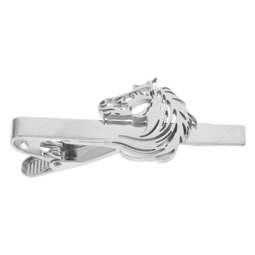 Clip Cravate Argent Tête Électroplacée