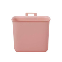 1Pc Pink Hanging Storage Basket Wall Mounted Storage Box for Home Use