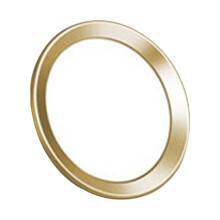 Gouden Home Button Sticker Met Metalen Vingerafdruk Design