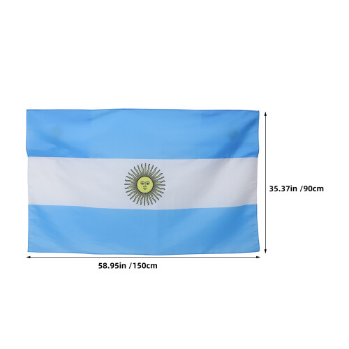 2Pièces Cape Argentine En Polyester 1