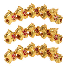 12St Decoratieve Gouden Emaille Hangertjes China Dieren