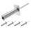 5Pcs Silver Football Flagpole Spring Ground Spike - Quick Setup Stake 1