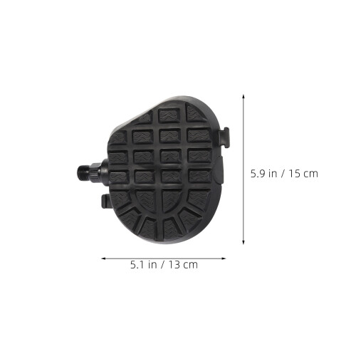 2Pairs Plastic Exercise Bike Replacement Pedals with Non-Slip Surface 1