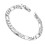 Silver Lovers Alloy Bracelet Elegant Twisted Chain Couples Bangle 3