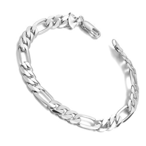 Silver Lovers Alloy Bracelet Elegant Twisted Chain Couples Bangle 2
