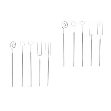 10Pcs Premium Stainless Steel Chocolate Dipping Tools for Candy Baking