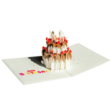 Carte Pop- Anniversaire Colorée Pour Vos