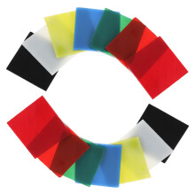 14Pcs Vibrant Assorted Fusible Glass Sheets for Microwave Kiln Jewelry