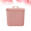 1Pc Pink Hanging Storage Basket Wall Mounted Storage Box for Home Use 5