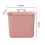 1Pc Pink Hanging Storage Basket Wall Mounted Storage Box for Home Use 6