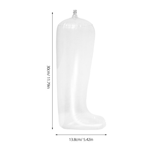 2Pairs Reusable Inflatable Boot Shapers Plastic Support for Tall Boots 1