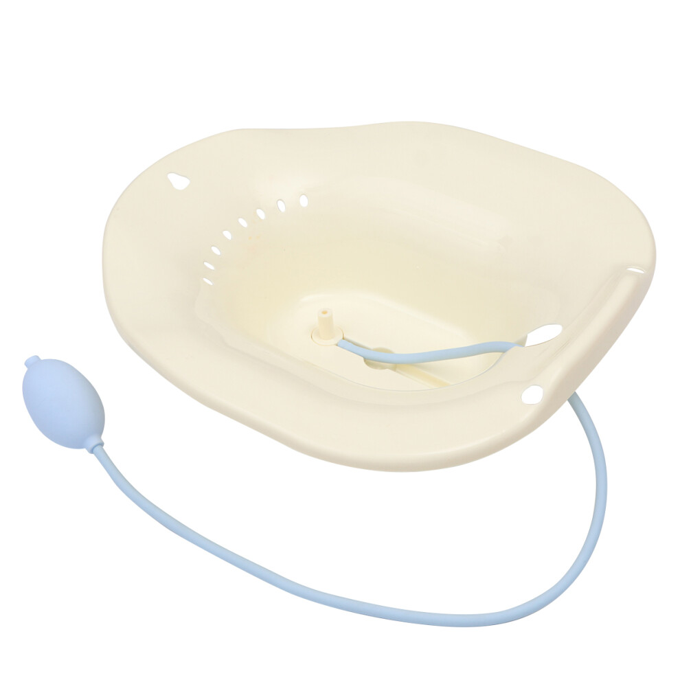 White 1Pc Durable Bidet Wash Basin For Pregnant Women And Elderly Use