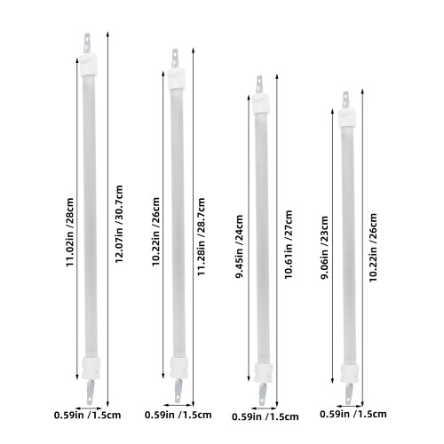 8Pcs Ceramic Heater Tubes for Home Rapid Heat Replacement 1
