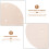 4Pcs Beige Wood Clock Dial Faces DIY Blank Round Wall Clock Craft Kits 4