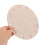 4Pcs Beige Wood Clock Dial Faces DIY Blank Round Wall Clock Craft Kits 7
