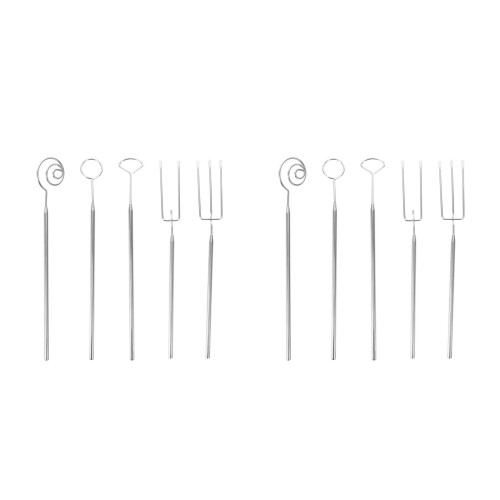 10Pcs Premium Stainless Steel Chocolate Dipping Tools for Candy Baking 2