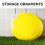 6Pcs White Plastic Flying Disc Holders with Metal Clips for Home Use 5