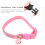 4Pcs Rhinestone Cat Collars Adjustable Bell Decorative Pet Accessories 7