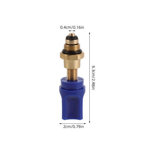 Valve Manuelle Remplissage Chaudière Murale Laiton Bleu 1