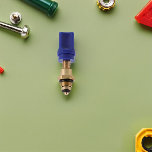 Valve Manuelle Remplissage Chaudière Murale Laiton Bleu 2