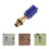 Valve Manuelle Remplissage Chaudière Murale Laiton Bleu 11