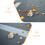 4Pcs Orange ABS Reflective Road Markers Double-Sided for Driveway Use 4