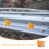 4Pcs Orange ABS Reflective Road Markers Double-Sided for Driveway Use 5