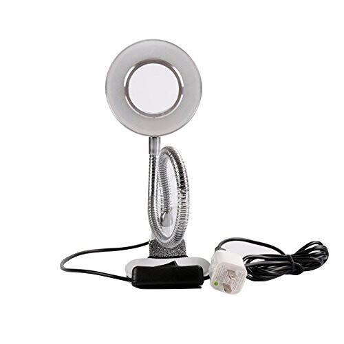 Microblading Lamp with Shadow Brightness, Adjustable LED Levels, USB Rechargeable for Eyebrows