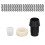 100 Sets LED Holder for 5mm LEDs, Panel Mount Clip, Black 1