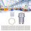 100 Sets Chrome Plastic LED Holder 5mm Panel Mount Clips 16