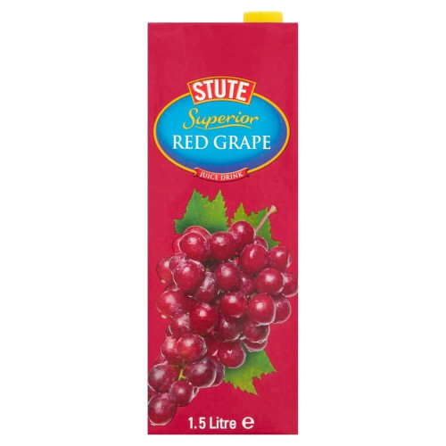 Stute Red Grape Juice 1.5Ltr (Pack of 8)