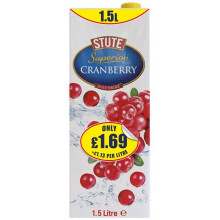 Stute Cranberry Juice 1.5Ltr (Pack of 6)