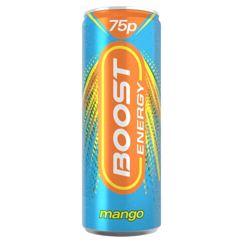 Boost Boost Energy Mango 250ml (Pack of 24)