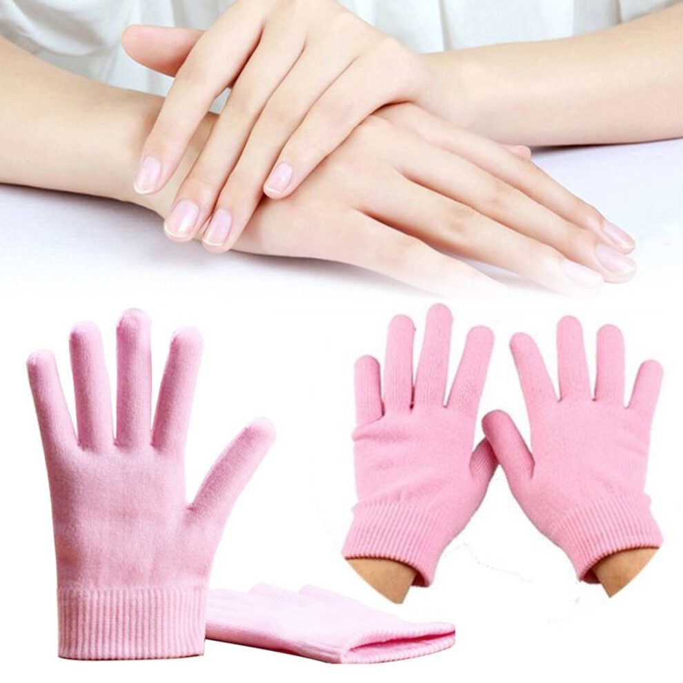 Moisturizing Gloves with Gel Lining for Dry Hands, Overnight Hand Treatment and Deep Hydration