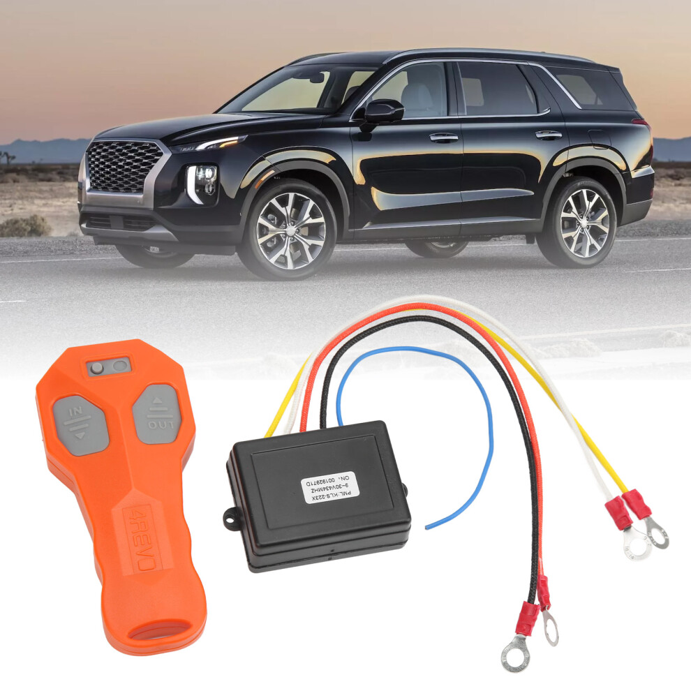 Waterproof Wireless Winch Remote Control Kit For Atv Truck 434Mhz Receiver 6901390288747