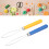Easy Use Button Hook Helper 2 Pack Multi Colour Sewing Tool for Garment Fixes 16