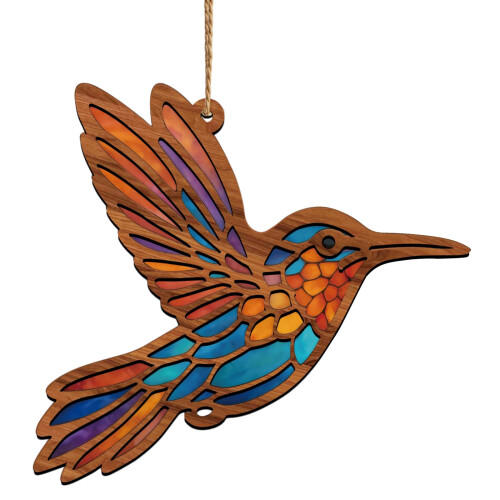 Attrape-soleil en forme de colibri, décorations de panneau de