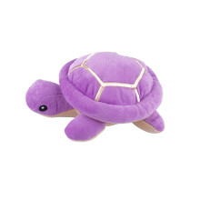 Hübsches Plüsch-Schildkröten-Quietschspielzeug zum Kauen-Lila