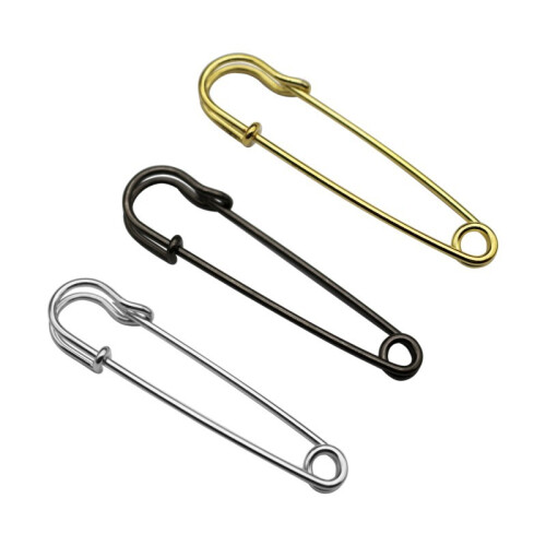 Verdickte Sicherheitsnadel 45 mm, 50er-Pack Silver 2