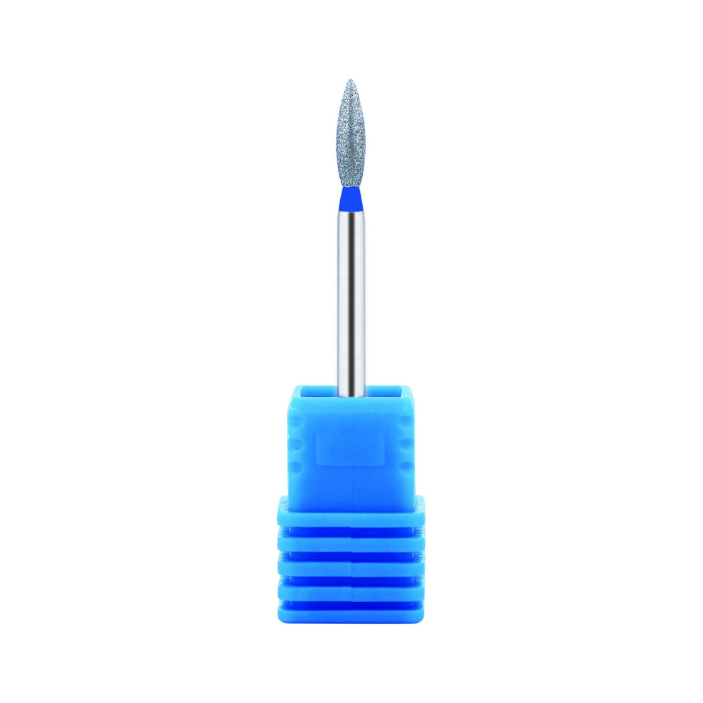 Medium Grit Cone Nail Drill Bit 3/32 Inch Stainless Steel for Precise Cuticle Removal and Manicure