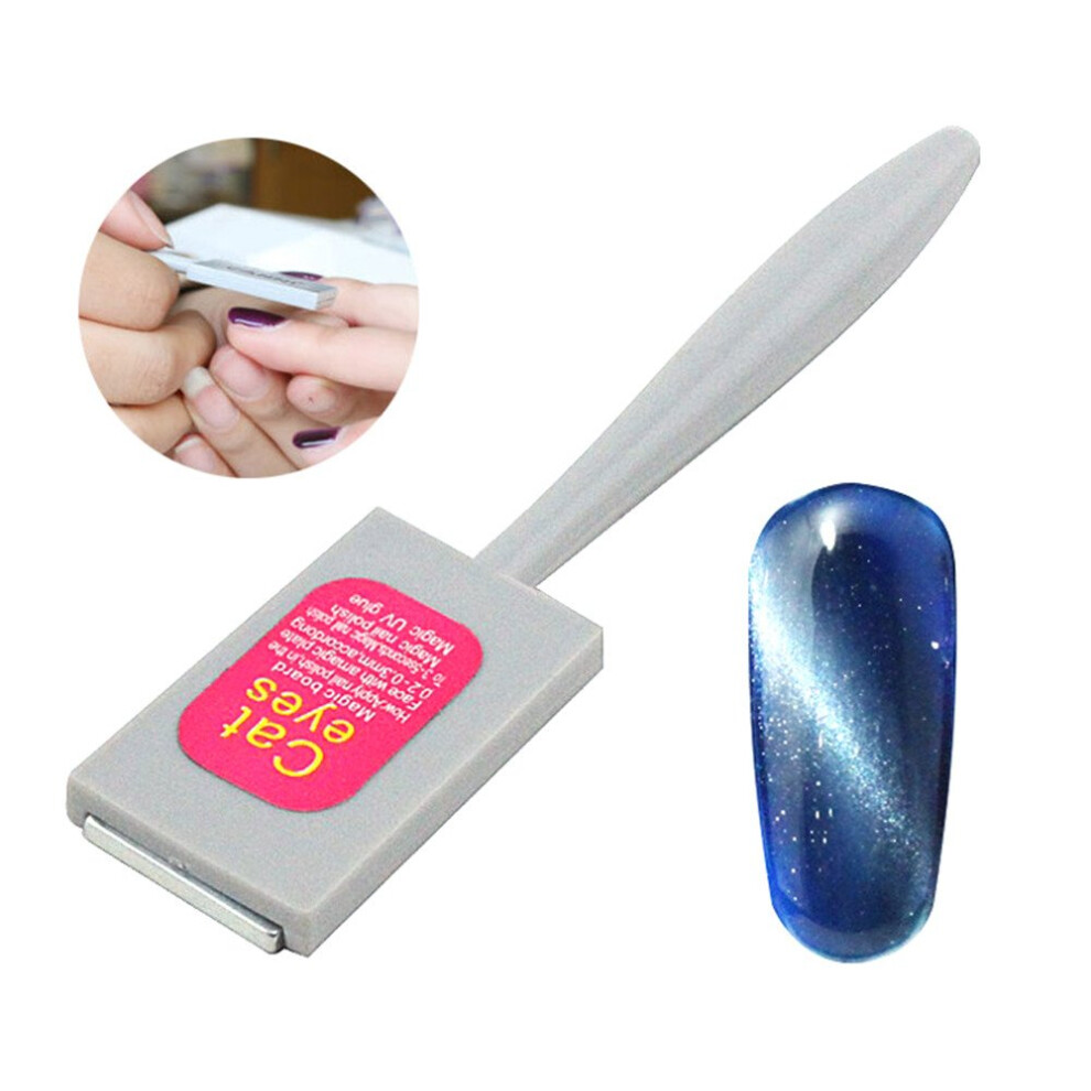 Magnetic Cat Eye Nail Tool with DoubleEnded Design for 3D Cat Eye Effect and Gel Polish
