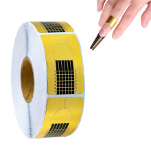 500 Piece Nail Extension Forms Roll with Accurate Length Guide for Easy Acrylic Gel Nail Shaping
