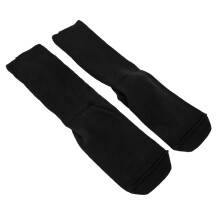 Extra breite Baumwoll-Diabetikersocken, rutschfest, weich für geschwollene Füße, schwarz