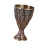 Classical Alloy Stemwares Goblet With Smooth Finishes-bronze 1 1