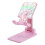 Foldable Phone Stand for Desk Adjustable Viewing Angle Tablet Holder Round Pink Style 1